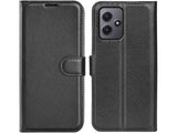 Lederhülle Karten Wallet Ledertasche Etui für Xiaomi Redmi 12 in schwarz von Screenguard