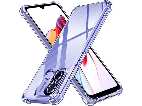 Hoch transparenter TPU Gummi Schutz Handy Hülle Clear Case klar mit verstärkten Schutzecken Bumper für das Xiaomi Redmi 12C Display und Gehäuse in transparent von Screenguard