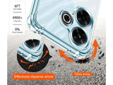Hoch transparenter TPU Gummi Schutz Handy Hülle Clear Case klar mit verstärkten Schutzecken Bumper für das Xiaomi Redmi 13 Display und Gehäuse in transparent von Screenguard
