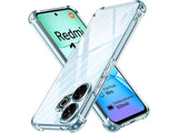 Hoch transparenter TPU Gummi Schutz Handy Hülle Clear Case klar mit verstärkten Schutzecken Bumper für das Xiaomi Redmi 13 Display und Gehäuse in transparent von Screenguard