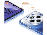 Hoch transparenter TPU Gummi Schutz Handy Hülle Clear Case klar mit verstärkten Schutzecken Bumper für das Xiaomi Redmi 14C Display und Gehäuse in transparent von Screenguard