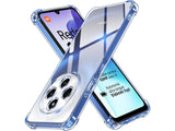 Hoch transparenter TPU Gummi Schutz Handy Hülle Clear Case klar mit verstärkten Schutzecken Bumper für das Xiaomi Redmi 14C Display und Gehäuse in transparent von Screenguard