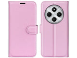 Lederhülle Karten Wallet Ledertasche Etui für Xiaomi Redmi 14C in rosa von Screenguard