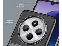 Moderne Design Hülle Cover für das Xiaomi Redmi 14C mit Stripes zum Schutz von Kratzern, Dellen, Display aus TPU Gummi in schwarz von Screenguard