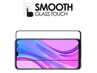 100% Fullscreen Curved Screen Protector Handy Display Schutz Glas für komplette Abdeckung des Xiaomi Redmi 9 Display in schwarz von Screenguard