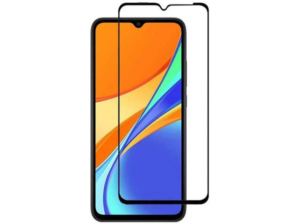 100% Fullscreen Curved Screen Protector Handy Display Schutz Glas für komplette Abdeckung des Xiaomi Redmi 9C Display in schwarz von Screenguard