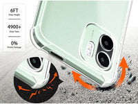 Hoch transparenter TPU Gummi Schutz Handy Hülle Clear Case klar mit verstärkten Schutzecken Bumper für das Xiaomi Redmi A1 Display und Gehäuse in transparent von Screenguard