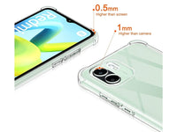 Hoch transparenter TPU Gummi Schutz Handy Hülle Clear Case klar mit verstärkten Schutzecken Bumper für das Xiaomi Redmi A1 Display und Gehäuse in transparent von Screenguard