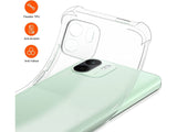 Hoch transparenter TPU Gummi Schutz Handy Hülle Clear Case klar mit verstärkten Schutzecken Bumper für das Xiaomi Redmi A1 Display und Gehäuse in transparent von Screenguard