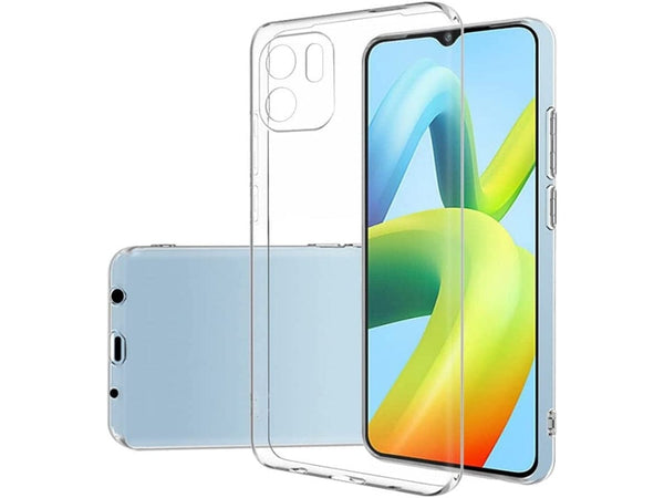 Gummi Hülle für Xiaomi Redmi A2 aus flexiblem Soft TPU, kristallklar und transparent von Screenguard