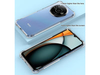 Hoch transparenter TPU Gummi Schutz Handy Hülle Clear Case klar mit verstärkten Schutzecken Bumper für das Xiaomi Redmi A3 Display und Gehäuse in transparent von Screenguard
