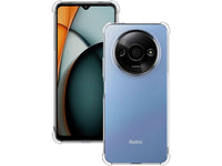 Hoch transparenter TPU Gummi Schutz Handy Hülle Clear Case klar mit verstärkten Schutzecken Bumper für das Xiaomi Redmi A3 Display und Gehäuse in transparent von Screenguard