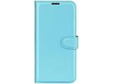 Lederhülle Karten Wallet Ledertasche Etui für Xiaomi Redmi A3 in hellblau von Screenguard