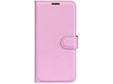 Lederhülle Karten Wallet Ledertasche Etui für Xiaomi Redmi A3 in rosa von Screenguard