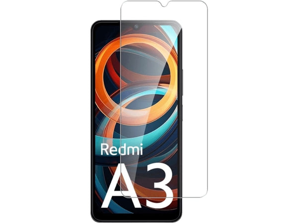 Case Friendly Screen Protector Handy Display Schutz Panzerglas Folie aus echtem 9H 2.5D Glas für Abdeckung des Xiaomi Redmi A3 Displays in transparent von Screenguard