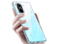 Hoch transparenter TPU Gummi Schutz Handy Hülle Clear Case klar mit verstärkten Schutzecken Bumper für das Xiaomi Redmi A5 Display und Gehäuse in transparent von Screenguard