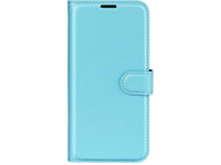 Lederhülle Karten Wallet Ledertasche Etui für Xiaomi Redmi A5 in hellblau von Screenguard