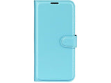 Lederhülle Karten Wallet Ledertasche Etui für Xiaomi Redmi A5 in hellblau von Screenguard