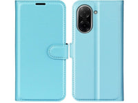 Lederhülle Karten Wallet Ledertasche Etui für Xiaomi Redmi A5 in hellblau von Screenguard