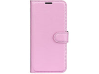 Lederhülle Karten Wallet Ledertasche Etui für Xiaomi Redmi A5 in rosa von Screenguard