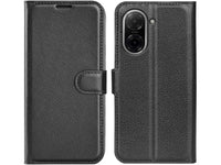 Lederhülle Karten Wallet Ledertasche Etui für Xiaomi Redmi A5 in schwarz von Screenguard