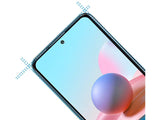 100% Fullscreen Curved Screen Protector Handy Display Schutz Glas für komplette Abdeckung des Xiaomi Redmi Note 10 4G Display in schwarz von Screenguard