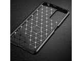 Hochwertig stabile Soft TPU Smartphone Handy Hülle im Carbon Design für Xiaomi Redmi Note 10 4G zum Schutz des Display und Gehäuse Cover in blau von Screenguard