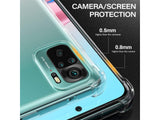 Hoch transparenter TPU Gummi Schutz Handy Hülle Clear Case klar mit verstärkten Schutzecken Bumper für das Xiaomi Redmi Note 10 4G Display und Gehäuse in transparent von Screenguard