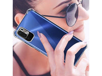 Hoch transparenter TPU Gummi Schutz Handy Hülle Clear Case klar mit verstärkten Schutzecken Bumper für das Xiaomi Redmi Note 10 5G Display und Gehäuse in transparent von Screenguard