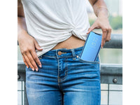 Clear View Flip Case für Xiaomi Redmi Note 10 5G in blau von Screenguard