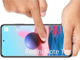 Case Friendly Screen Protector Handy Display Schutz Panzerglas Folie aus echtem 9H 2.5D Glas für Abdeckung des Xiaomi Redmi Note 10S Displays in transparent von Screenguard