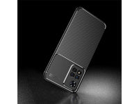 Hochwertig stabile Soft TPU Smartphone Handy Hülle im Carbon Design für Xiaomi Redmi Note 11 zum Schutz des Display und Gehäuse Cover in schwarz von Screenguard