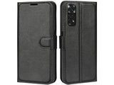 Lederhülle Karten Wallet Ledertasche Etui für Xiaomi Redmi Note 11 in schwarz von Screenguard