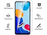 Case Friendly Screen Protector Handy Display Schutz Panzerglas Folie aus echtem 9H 2.5D Glas für Abdeckung des Xiaomi Redmi Note 11 Displays in transparent von Screenguard