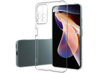 Gummi Hülle für Xiaomi Redmi Note 11 Pro+ 5G aus flexiblem Soft TPU, kristallklar und transparent von Screenguard