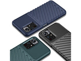 Moderne Design Hülle Cover für das Xiaomi Redmi Note 11 mit Stripes zum Schutz von Kratzern, Dellen, Display aus TPU Gummi in schwarz von Screenguard