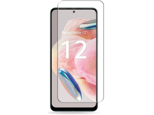 Case Friendly Screen Protector Handy Display Schutz Panzerglas Folie aus echtem 9H 2.5D Glas für Abdeckung des Xiaomi Redmi Note 12 4G Displays in transparent von Screenguard