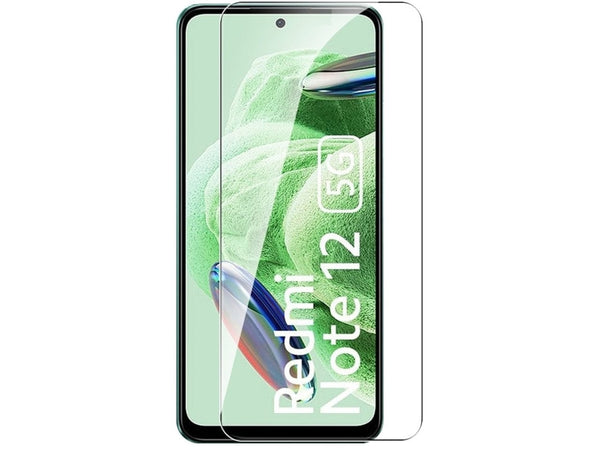 Case Friendly Screen Protector Handy Display Schutz Panzerglas Folie aus echtem 9H 2.5D Glas für Abdeckung des Xiaomi Redmi Note 12 5G Displays in transparent von Screenguard