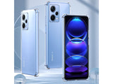 Hoch transparenter TPU Gummi Schutz Handy Hülle Clear Case klar mit verstärkten Schutzecken Bumper für das Xiaomi Redmi Note 12 Pro 5G Display und Gehäuse in transparent von Screenguard