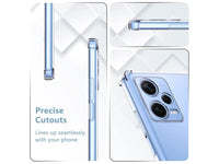 Hoch transparenter TPU Gummi Schutz Handy Hülle Clear Case klar mit verstärkten Schutzecken Bumper für das Xiaomi Redmi Note 12 Pro 5G Display und Gehäuse in transparent von Screenguard