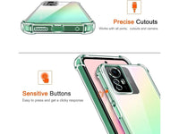 Hoch transparenter TPU Gummi Schutz Handy Hülle Clear Case klar mit verstärkten Schutzecken Bumper für das Xiaomi Redmi Note 12S Display und Gehäuse in transparent von Screenguard