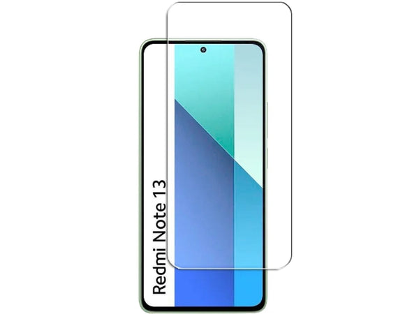 Case Friendly Screen Protector Handy Display Schutz Panzerglas Folie aus echtem 9H 2.5D Glas für Abdeckung des Xiaomi Redmi Note 13 4G Displays in transparent von Screenguard