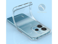 Hoch transparenter TPU Gummi Schutz Handy Hülle Clear Case klar mit verstärkten Schutzecken Bumper für das Xiaomi Redmi Note 14 4G Display und Gehäuse in transparent von Screenguard