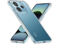 Hoch transparenter TPU Gummi Schutz Handy Hülle Clear Case klar mit verstärkten Schutzecken Bumper für das Xiaomi Redmi Note 14 4G Display und Gehäuse in transparent von Screenguard