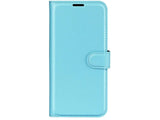 Lederhülle Karten Wallet Ledertasche Etui für Xiaomi Redmi Note 14 4G in hellblau von Screenguard