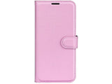 Lederhülle Karten Wallet Ledertasche Etui für Xiaomi Redmi Note 14 5G in rosa von Screenguard