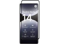 100% Fullscreen Curved Screen Protector Handy Display Schutz Glas für komplette Abdeckung des Xiaomi Redmi Note 14 Pro 4G Display in schwarz von Screenguard