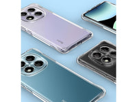 Hoch transparenter TPU Gummi Schutz Handy Hülle Clear Case klar mit verstärkten Schutzecken Bumper für das Xiaomi Redmi Note 14 Pro 4G Display und Gehäuse in transparent von Screenguard