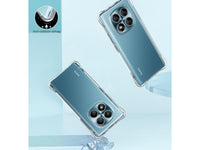 Hoch transparenter TPU Gummi Schutz Handy Hülle Clear Case klar mit verstärkten Schutzecken Bumper für das Xiaomi Redmi Note 14 Pro 4G Display und Gehäuse in transparent von Screenguard