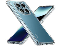 Hoch transparenter TPU Gummi Schutz Handy Hülle Clear Case klar mit verstärkten Schutzecken Bumper für das Xiaomi Redmi Note 14 Pro 4G Display und Gehäuse in transparent von Screenguard